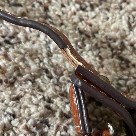 Brown and Blue Women's Bag - Picture 8 of 8